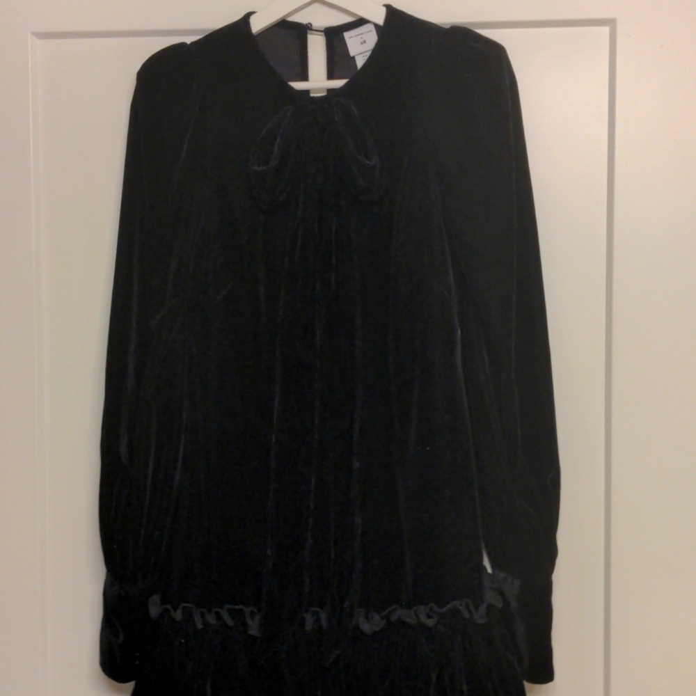 Vampire's Wife H&M Velvet Dress XS Goth Witchy